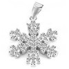 Beneto Fashion sidabrinis snowflake pendant AGH679