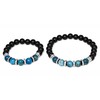 Agato Mineral bracelet for father and son MINK137/SET
