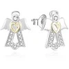 Beneto Gentle sidabrinis angel earrings AGUP2575D