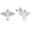 Beneto Gentle sidabrinis auskarai Angels AGUP2411L