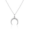 Beneto Gentle sidabrinis pakabukas with crescent AGS650 / 47 (chain, pendant)