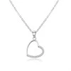 Beneto Gentle sidabrinis pakabukas with heart AGS977 / 47