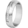 Beneto Exclusive Ladies vestuvinis žiedas pagamintas iš plieno SPD03