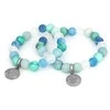 Agato Mineral bracelet for mother and daughter MINK46/SET