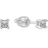 Beneto Minimalist sidabrinis earrings studs AGUP1683S