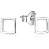 Beneto Minimalist sidabrinis earrings studs AGUP843L