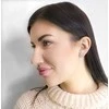 Beneto Minimalistiniai sidabriniai auskarai AGUP1707S