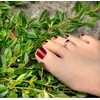 Beneto Minimalist sidabrinis leg ring AGGF487
