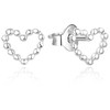 Beneto Romantic sidabrinis auskarai Hearts AGUP2338L