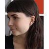 Beneto Round sidabrinis earrings AGUP1169
