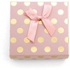 Beneto Exclusive Rožinė gift box with auksinis dots KP7-9