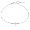 Beneto Sidabrinis bracelet with cross AGB484 / 20