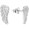 Beneto Sidabrinis Earrings Angel Wings AGUP1182