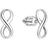 Beneto Sidabrinis earrings infinity AGUP1424S