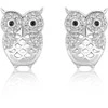 Beneto Sidabrinis earrings Owls AGUP1200