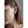 Beneto Sidabrinis flower earrings AGUP1833S