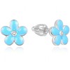 Beneto Sidabrinis flower earrings AGUP1833S