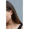 Beneto Sidabrinis heart earrings AGUP1175