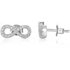Beneto Sidabrinis Infinity Earrings AGUP1192
