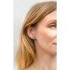 Beneto Sidabrinis minimalist heart earrings AGUP2711