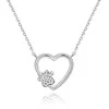 Beneto Sidabrinis Necklace Love to Pet AGS702 (Chain, Pendant)