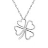 Beneto Sidabrinis pakabukas with four-leaf clover AGS780 / 47