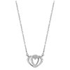 Beneto Sidabrinis pakabukas with heart AGS779 / 48 (chain, pendant)