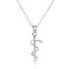 Beneto Sidabrinis pakabukas with pendant Aeskulap´s stick AGS1152 / 47 (chain, pendant)