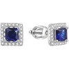 Beneto Sidabrinis square earrings AGUP1552S