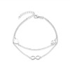 Beneto Stylish double sidabrinis bracelet AGB636 / 21