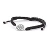 Beneto Exclusive Stylish juodas cord bracelet Mandala AGB564