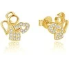 Beneto Tender auksiniu dengti angelo auskarai AGUP2666-GOLD