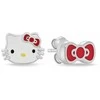Brilio Silver Asimetriniai sidabriniai auskarai Hello Kitty EA1211W