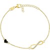 Brilio Silver Brilio Sidabrinis Beautiful auksinis-plated bracelet BRC36Y