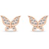 Brilio Silver Brilio Sidabrinis Gražūs bronziniai auskarai Butterfly EA631R