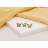 Brilio Silver Brilio Sidabrinis Gražūs bronziniai auskarai Butterfly EA631R