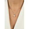 Brilio Silver Beautiful sidabrinis pendant with real pearl and zircons PT100W
