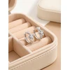 Brilio Silver Beautiful sidabrinis rings Flower with zircon EA1260W