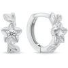Brilio Silver Beautiful sidabrinis rings Flower with zircon EA1260W