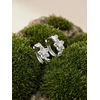 Brilio Silver Beautiful sidabrinis rings Flower with zircon EA1260W