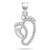 Brilio Silver Beautiful sidabrinis pendant with zircons Fingerprints PT61W