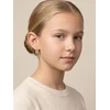 Brilio Silver Charming auksinis-plated dangling earrings with zircons EA1276Y