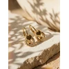 Brilio Silver Charming auksinis-plated dangling earrings with zircons EA1276Y