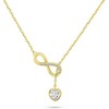 Brilio Silver Brilio Sidabrinis Charming auksinis-plated pakabukas with zircons NCL123Y