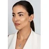 Brilio Silver Brilio Sidabrinis Sidabrinis jewelry set with zircons and mėlynas opals SET244WB (pendant, earrings)