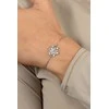 Brilio Silver Charming sidabrinis bracelet with zircons Snowflake BRC254W