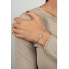 Brilio Silver Charming sidabrinis bracelet with zircons Snowflake BRC254W