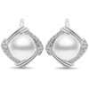 Brilio Silver Brilio Sidabrinis Charming sidabrinis auskarai su perlais EA433W