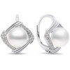 Brilio Silver Brilio Sidabrinis Charming sidabrinis auskarai su perlais EA433W