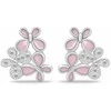Brilio Silver Žavūs sidabriniai auskarai Butterflies EA1089WP